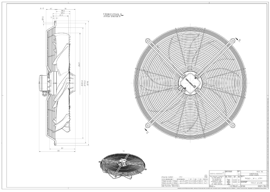 ZIEHL ABEGG - FN063-SDW.4I.A7P1 / ZV-170565